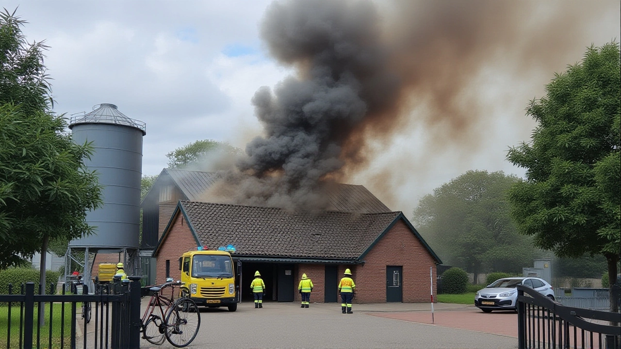 Brand in magazijn Barneveld door defecte verreiker: dak ingestort, €2,8 miljoen schade